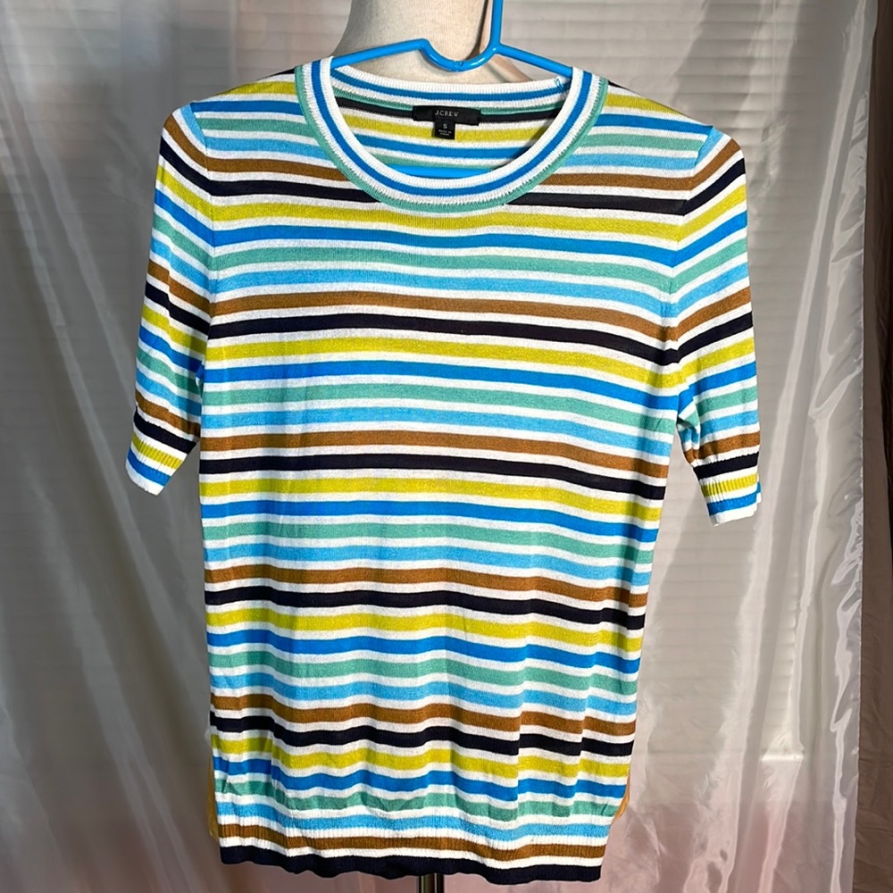 JCrew Shirt Sleeve Sweater NWOT